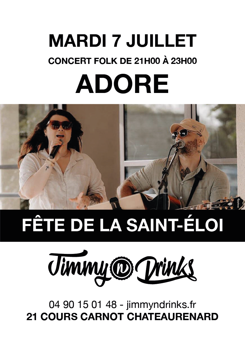 Concert "Adore" chez Jimmy n Drinks