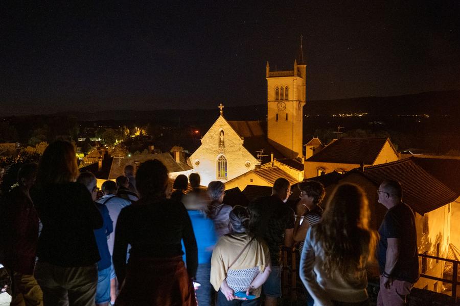 Visite guidée nocturne de Morestel, la cité des peintres_Balcons du Dauphiné