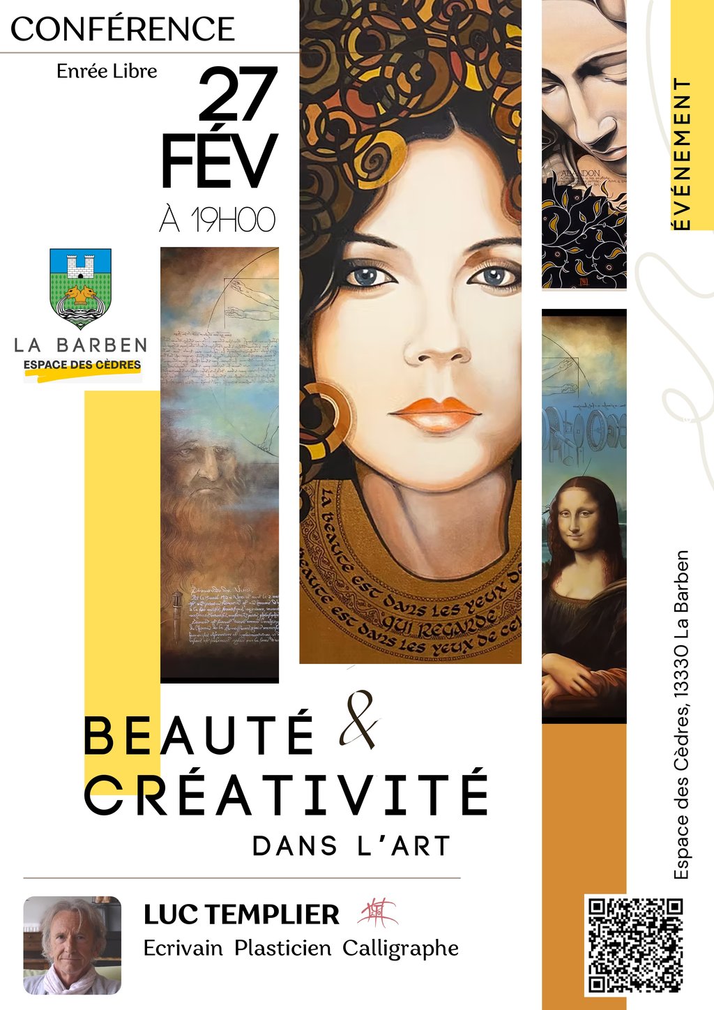Conférence : Beauté et créativité dans l'art