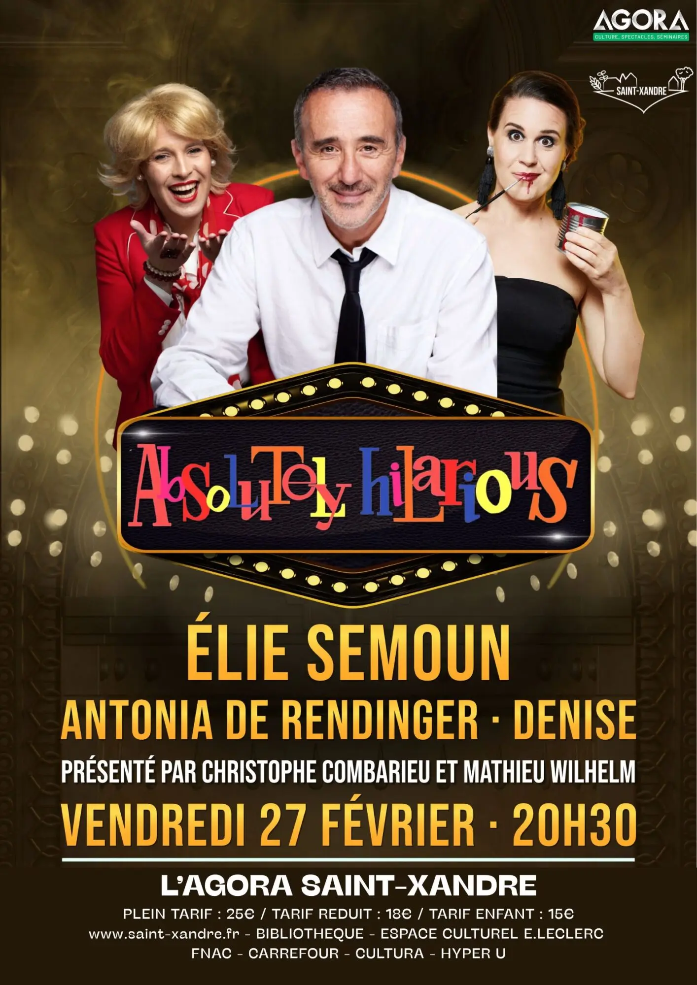 Spectacle - Absolutely Hilarious - Elie Semoun