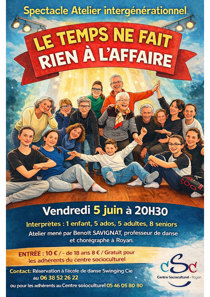 Spectacle - Le temps ne fait rien à l’affaire