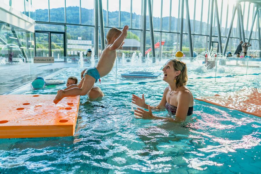 Bébés plouf piscine Saint-Gervais