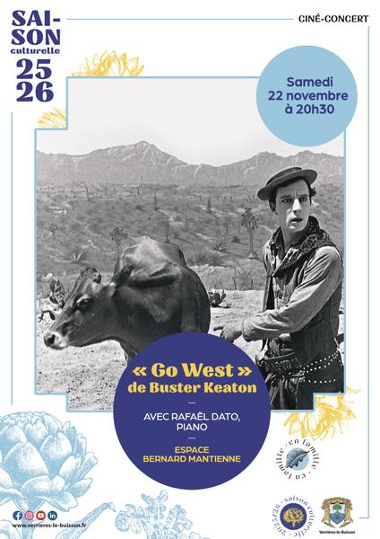 Ciné-Concert : Go West, de Buster Keaton 