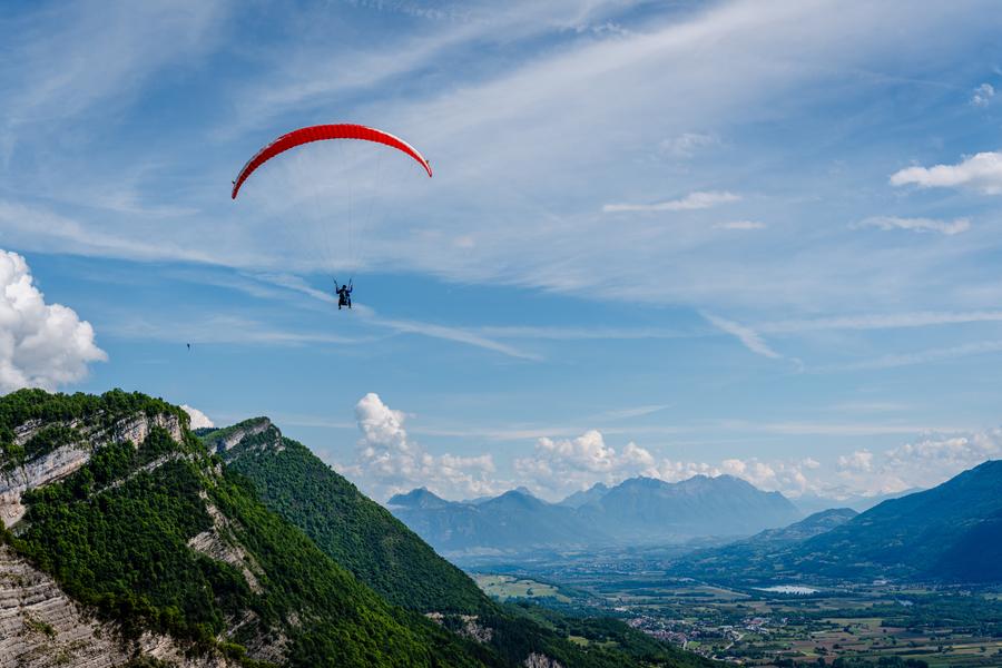vol au dessus du Grésivaudan