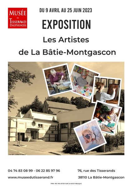 Exposition Les artistes de La Bâtie Montgascon