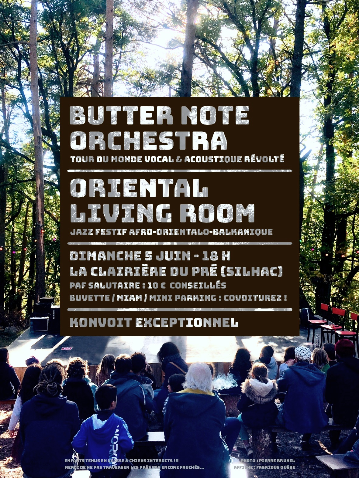 Rendez-vous futés ! : Soirée-concert avec les groupes Butter Note Orchestra et Oriental Living Room