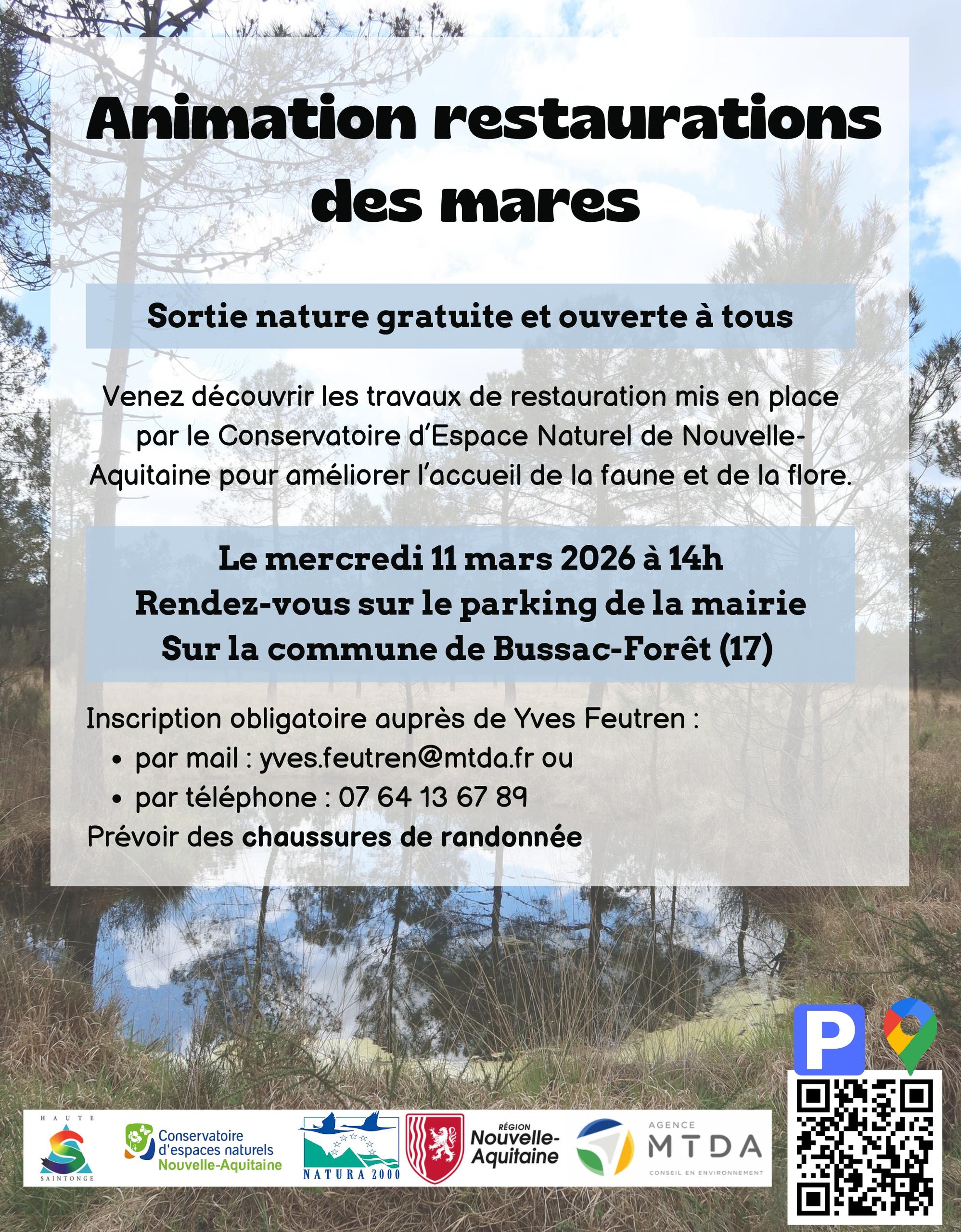 Animation restaurations des mares