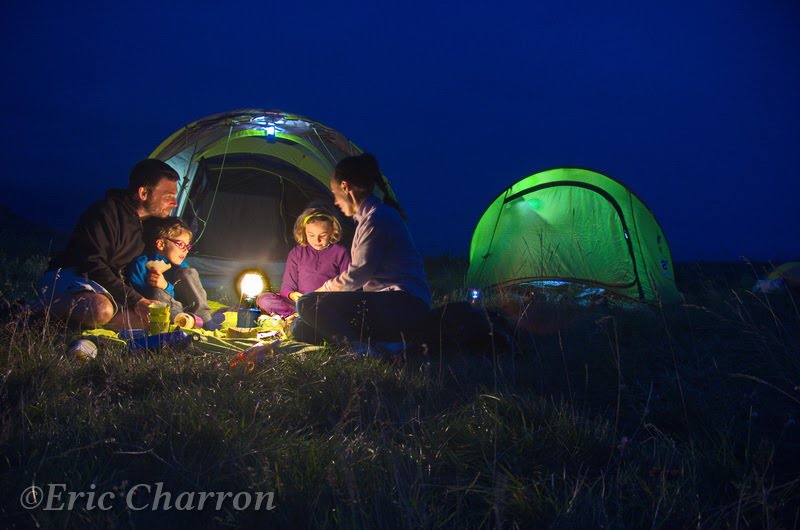 Bivouac en famille