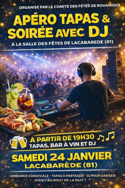 Apéro tapas & soirée DJ
