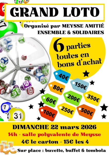 Grand loto UNRPA DE MEYSSE