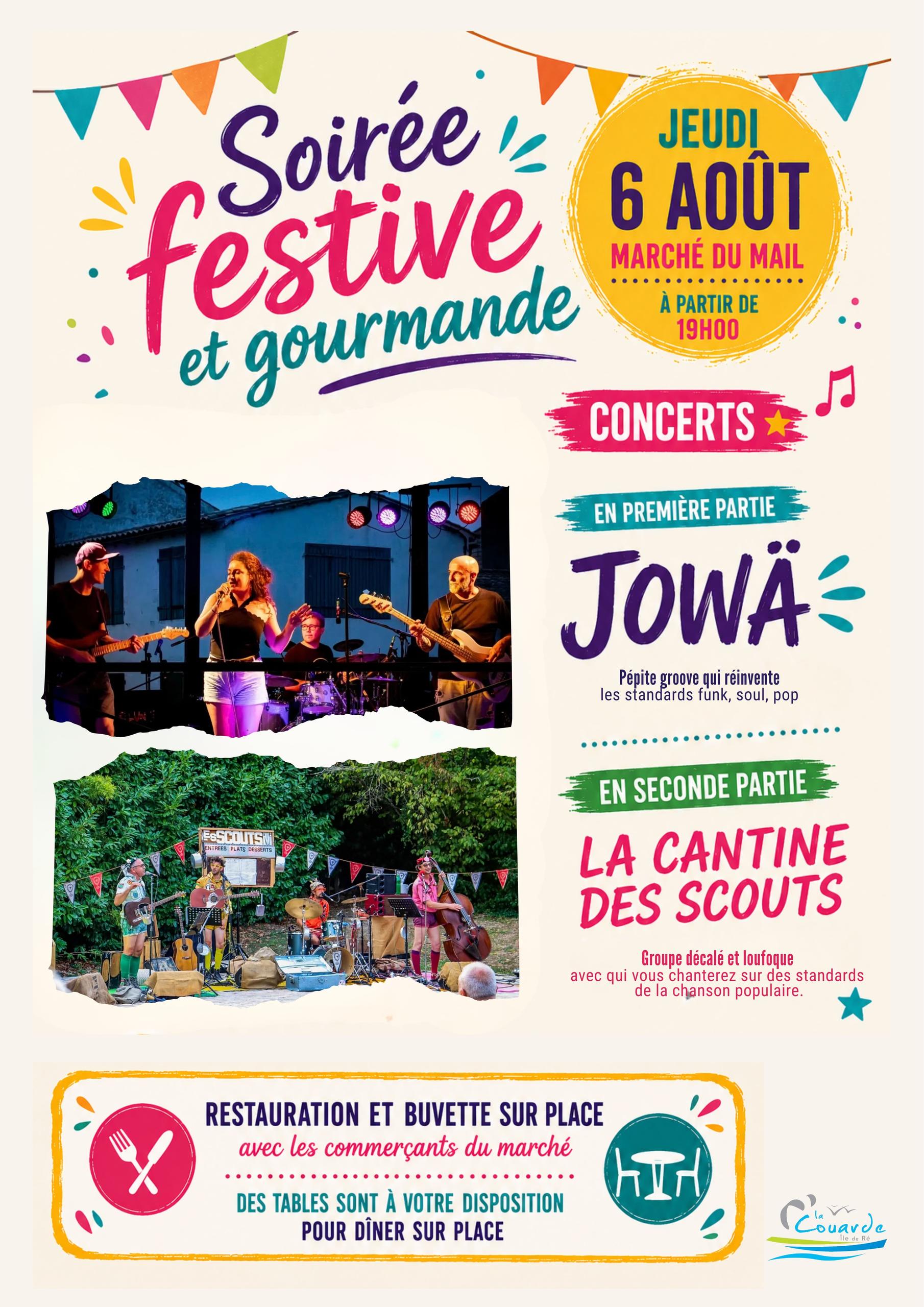 Soirée festive et gourmande