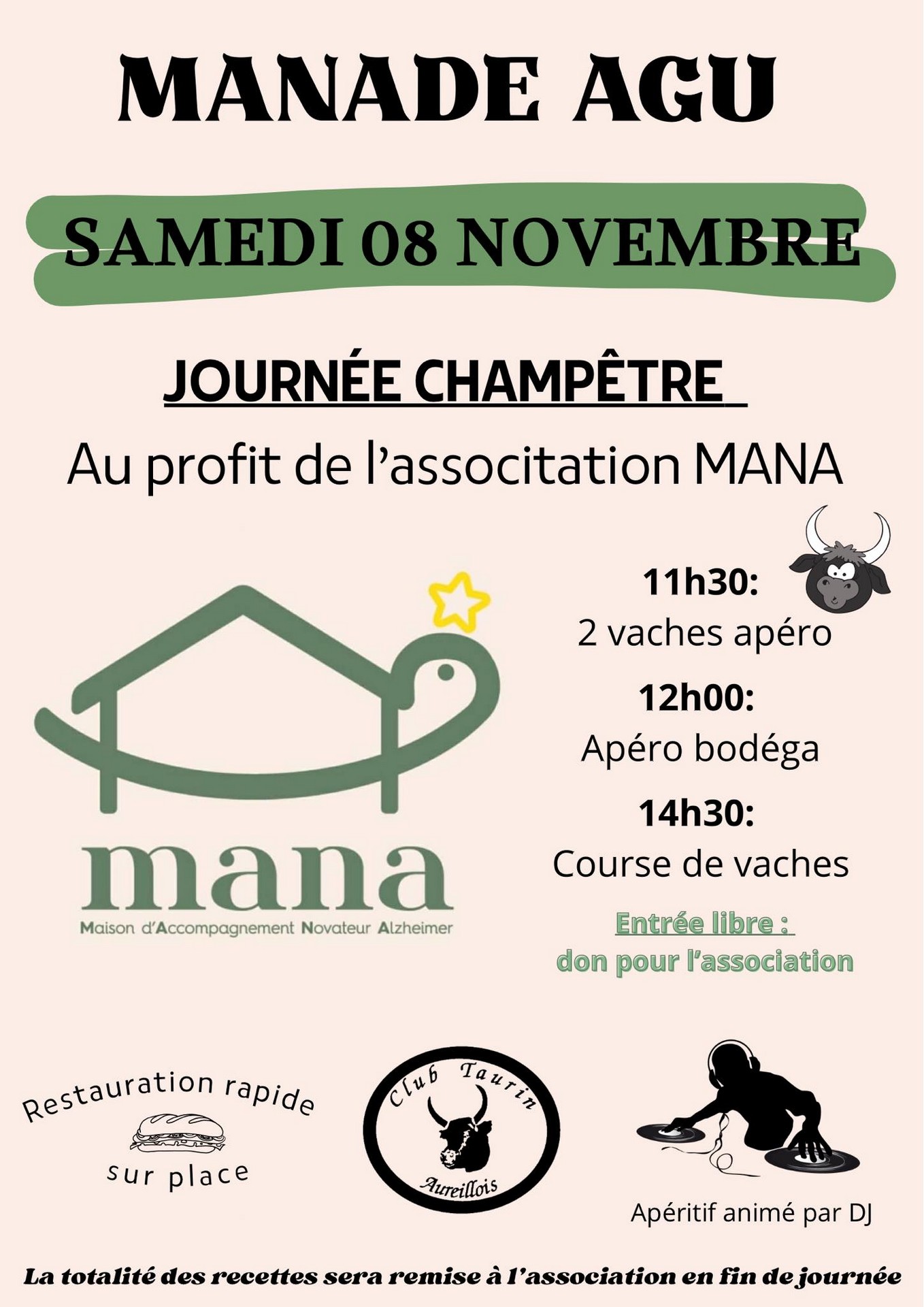 Journée taurine à la manade Agu