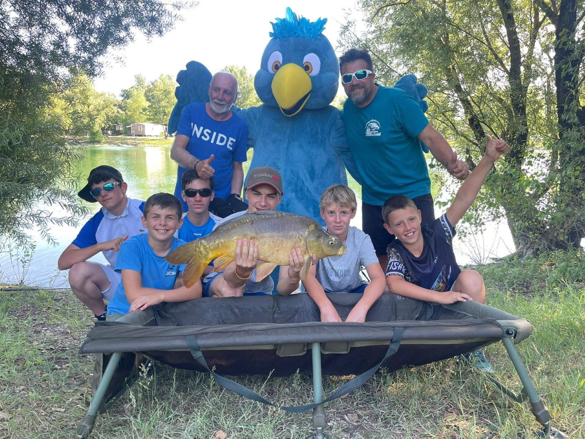 Stage de pêche pour adolescents au camping Les 3 lacs du Soleil à Trept - Balcons du Dauphiné