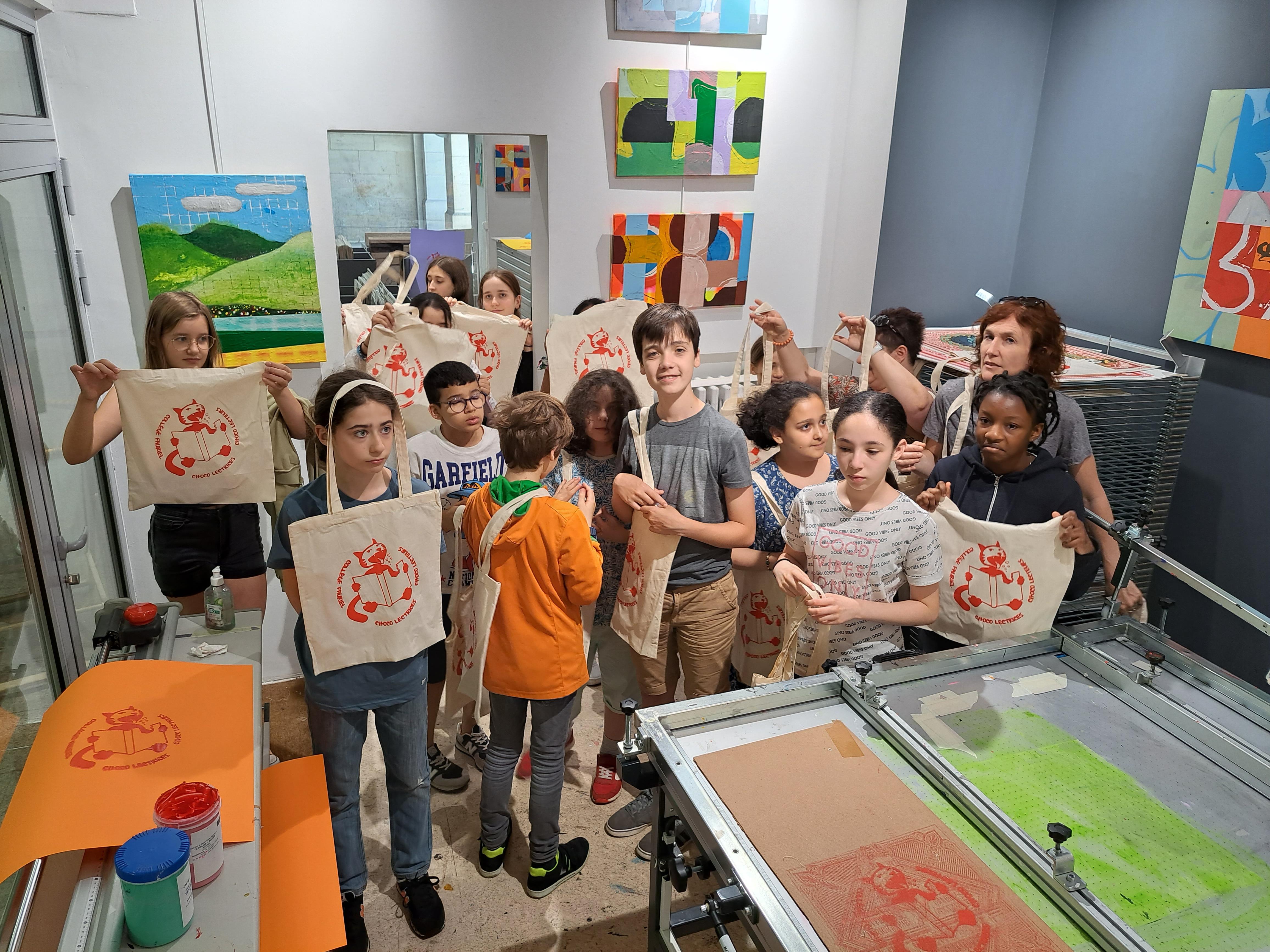 Atelier de sérigraphie avec Estampille - SAINT-ETIENNE