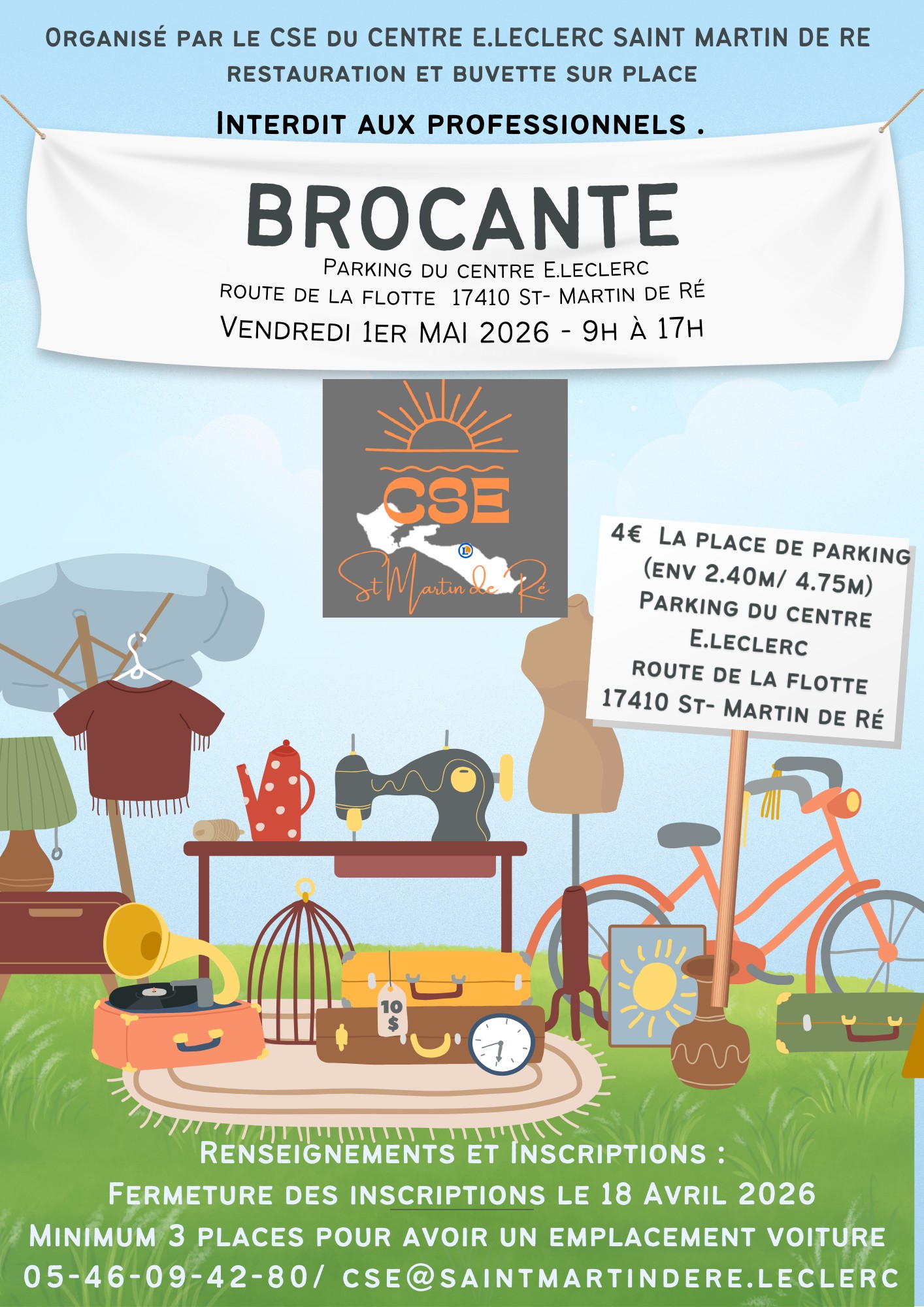 Vide-Grenier du CSE Leclerc