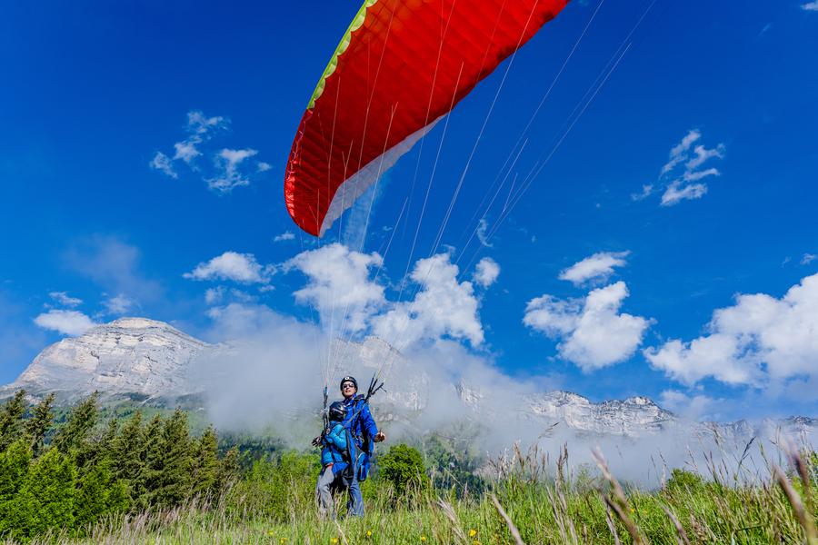 décollage biplace kid