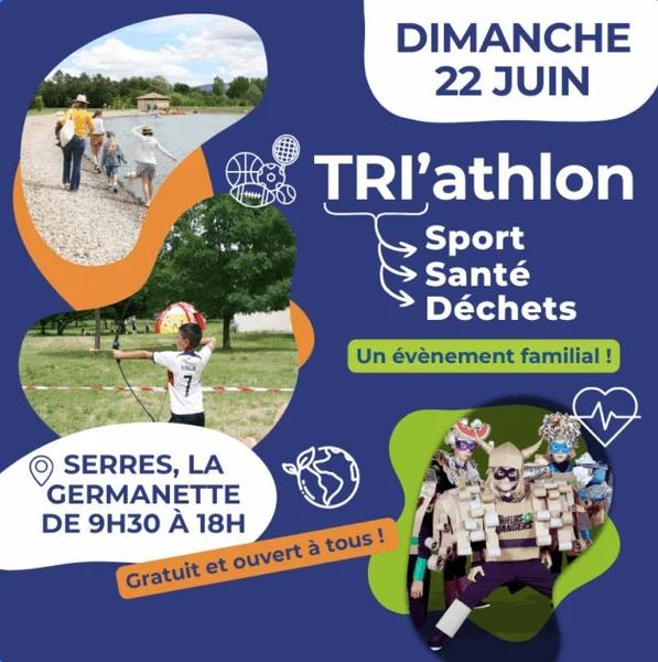 - © Communauté de Communes Sisteronais Buëch Tri’athlon & Journée sport santé_Serres - © Communauté de Communes Sisteronais Buëch