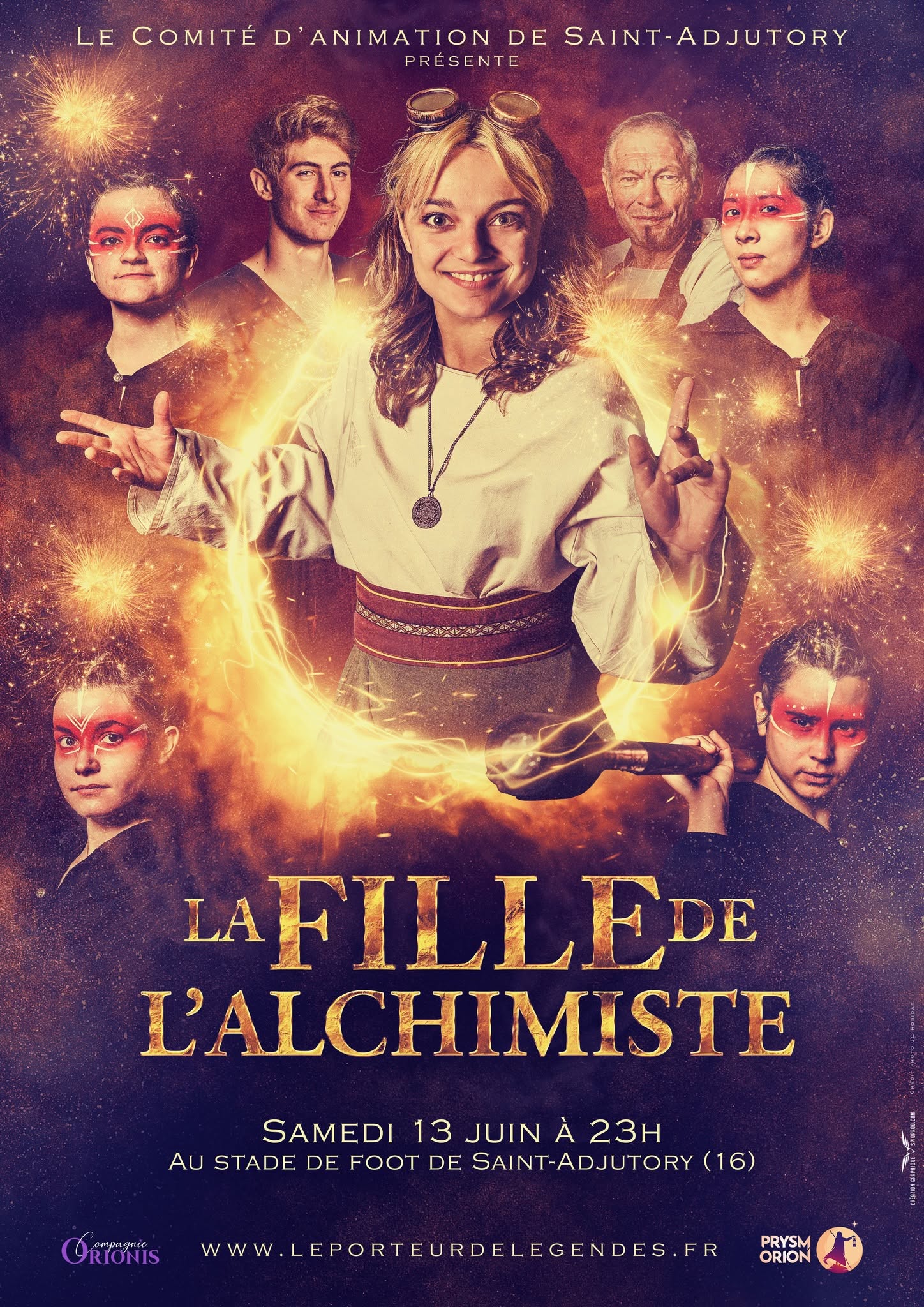 Spectacle pyrotechnique "La fille de l'alchimiste"