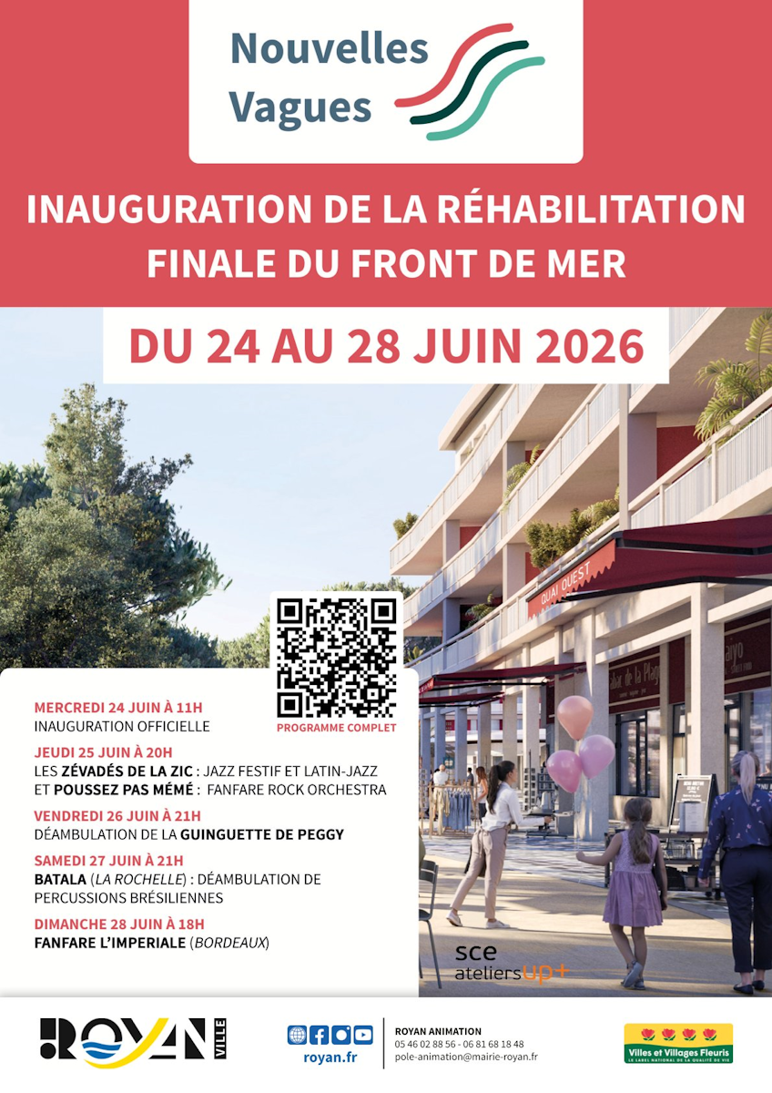 Inauguration de la réhabilitation finale du front de mer