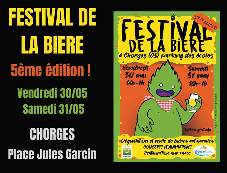 Association des commerçants de Chorges - © Apex 5ème Festival de la Bière de Chorges - © Apex
