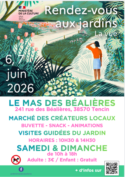 Rendez-vous aux jardins: Le Mas des Béalières à Tencin