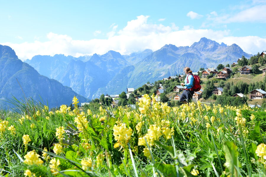 Sentier panoramique Villard Reculas - Alpe d'Huez