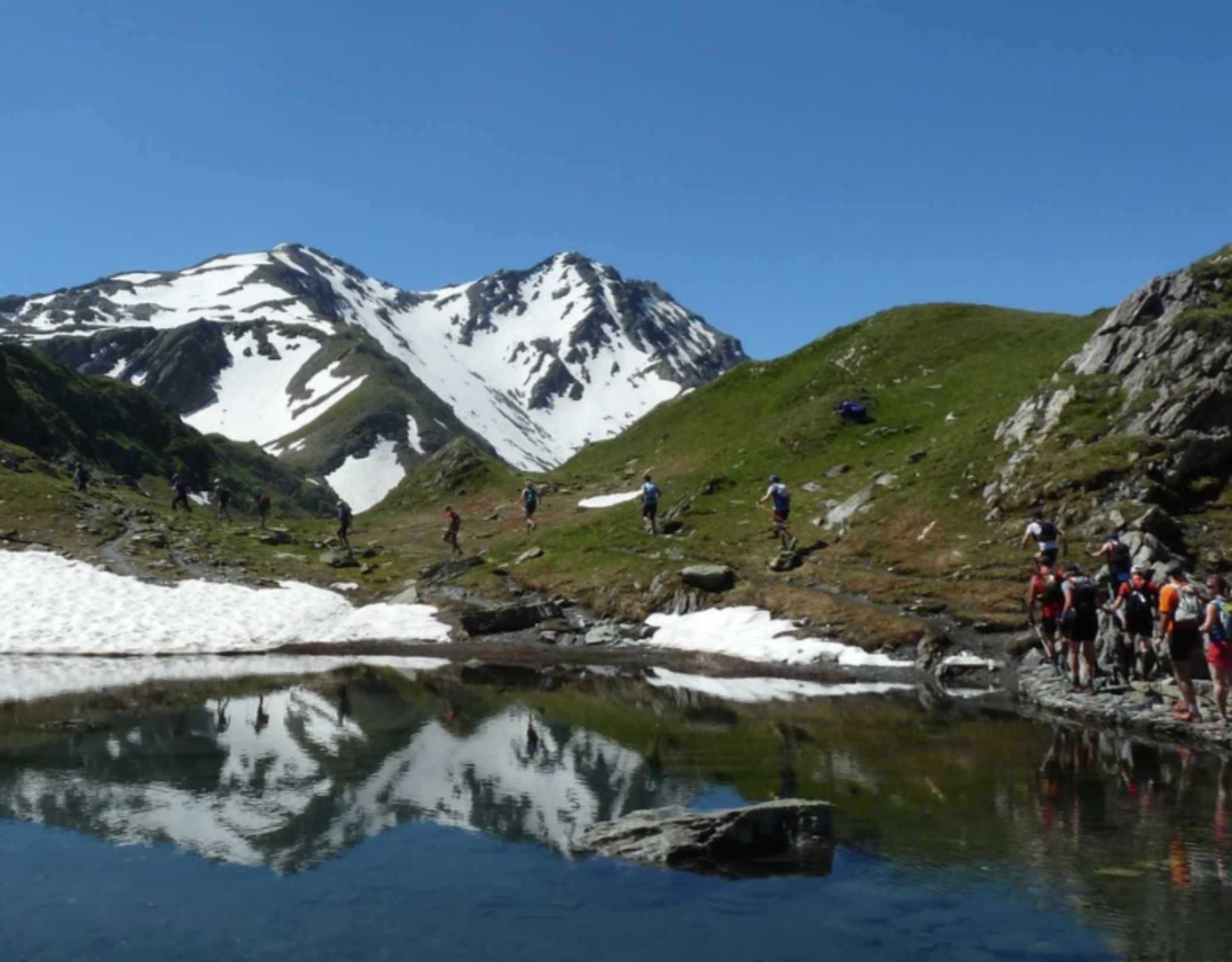 Trail en montagne