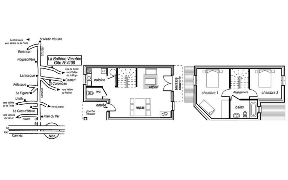 Gîte Géranium-Le plan-La Bollène-Vésubie-Gîtes de France des Alpes-Maritimes