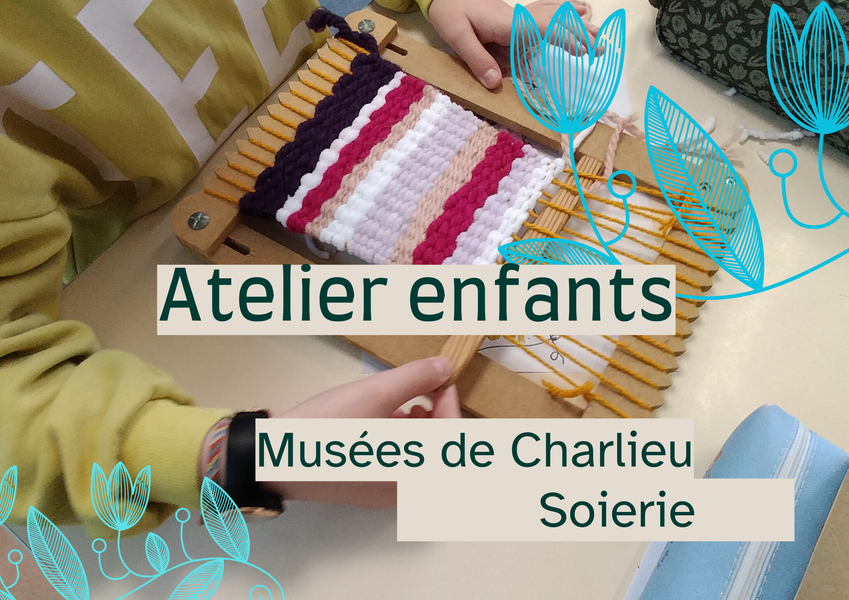 Atelier enfants aux Musées de Charlieu -  cartes à broder_Charlieu