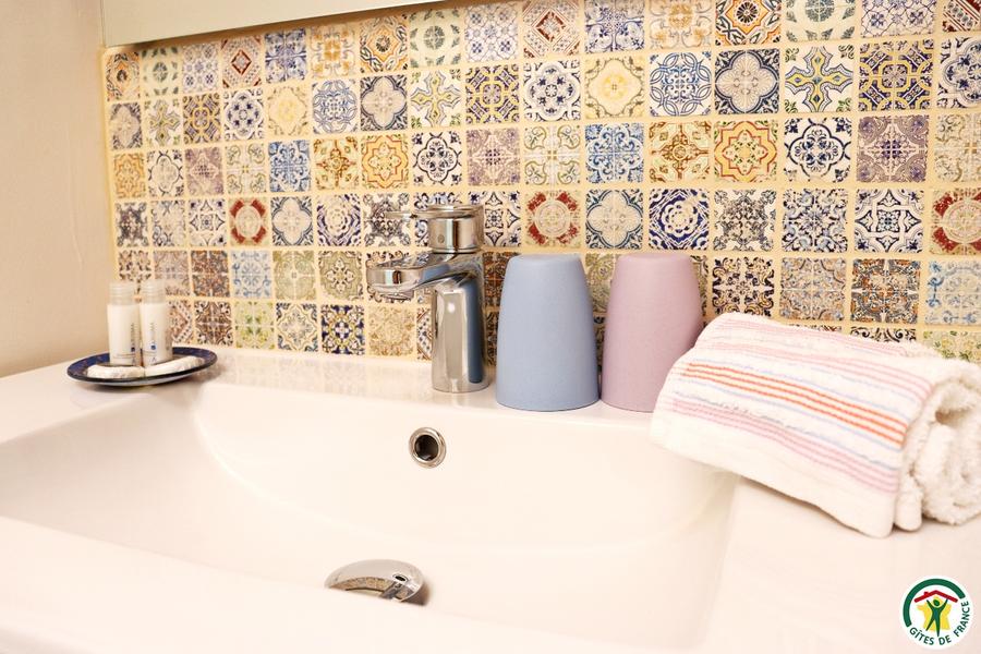 Salle d'eau/wc privative à la chambre VERCORS Salle d'eau/wc privative à la chambre VERCORS