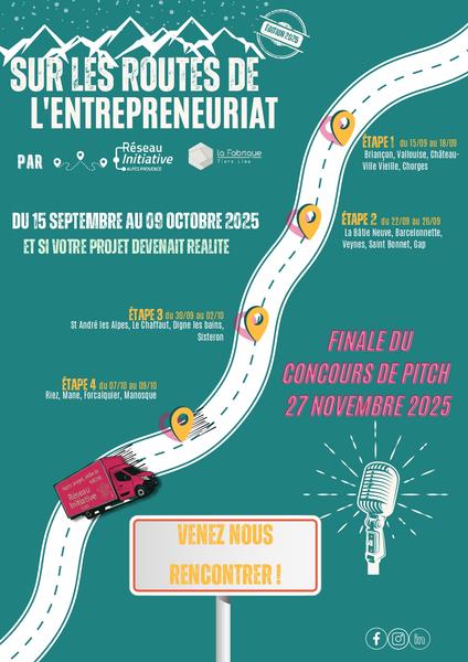 Tournée du bus de l'entrepreneuriat_La Bâtie-Neuve - © Tournée du bus de l'entrepreneuriat_La Bâtie-Neuve Tournée du bus de l'entrepreneuriat_La Bâtie-Neuve - © Tournée du bus de l'entrepreneuriat_La Bâtie-Neuve