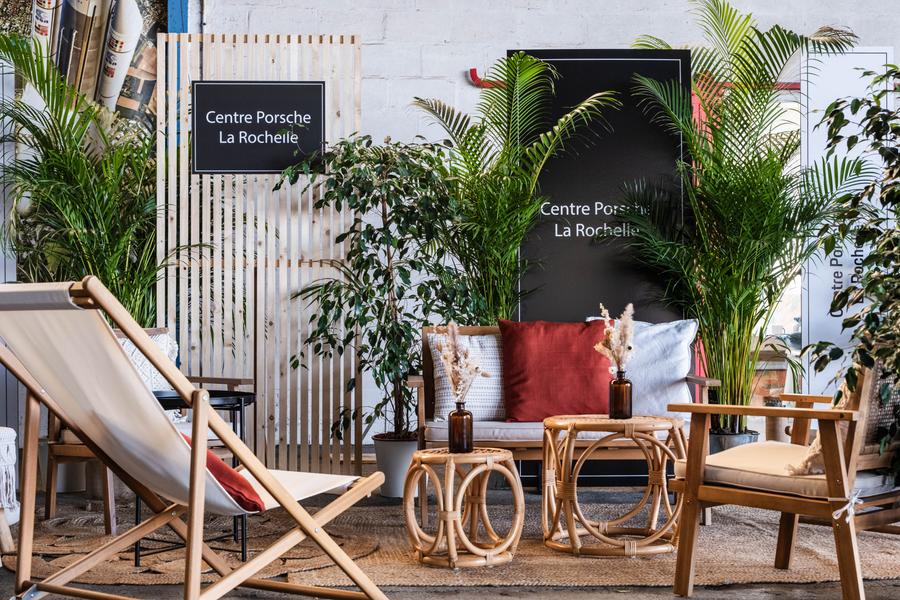 Décoration sur un événement table et chaises