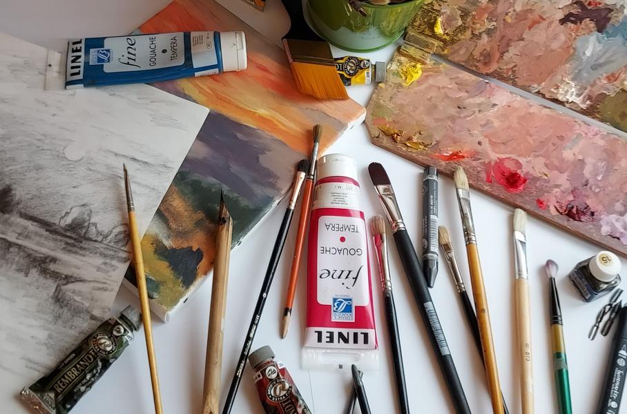 Peinture acrylique ou huile