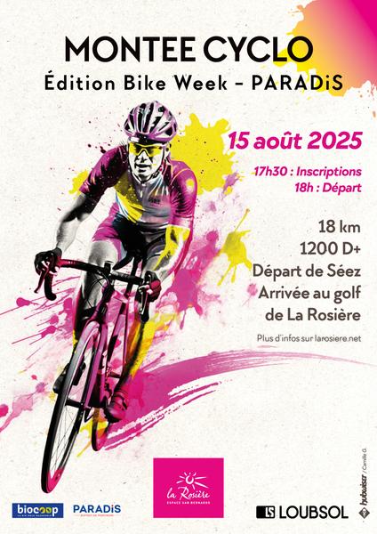 Montée Cyclo PARADiS - Séez > Golf de La Rosière