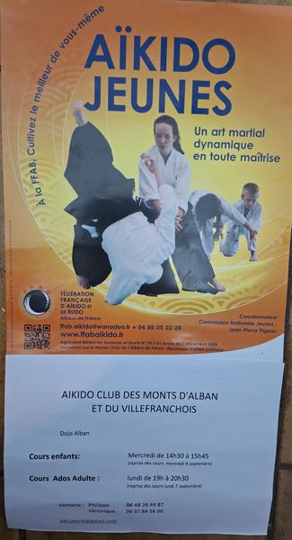 Rentrée pour le club d'Aîkido d'Alban
