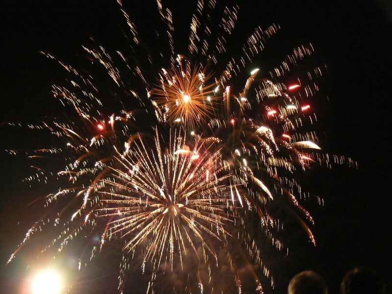 Feu artifice et Retraite aux lampions à Jonzac