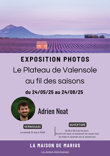 Exposition Photos Le plateau de Valensole au fil des saisons