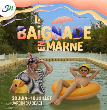 Affiche des baignades en Marne à Saint-Maur 