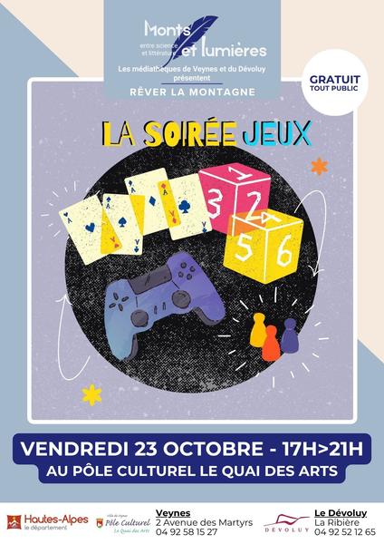 Soirée jeux - Monts et Lumières