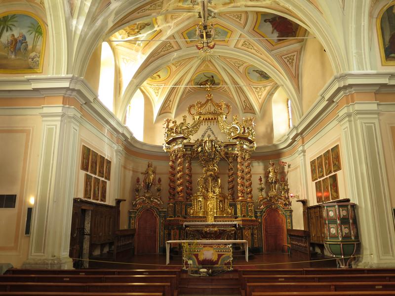 Intérieur de l'église de Saint-Nicolas-la-Chapelle