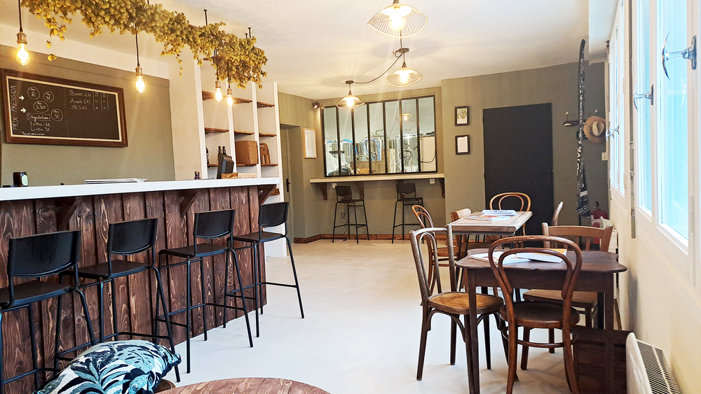 Boutique & Taproom de la brasserie
