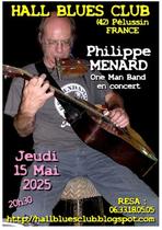 Concert "Philippe Ménard " - Hall Blues Club_Pélussin