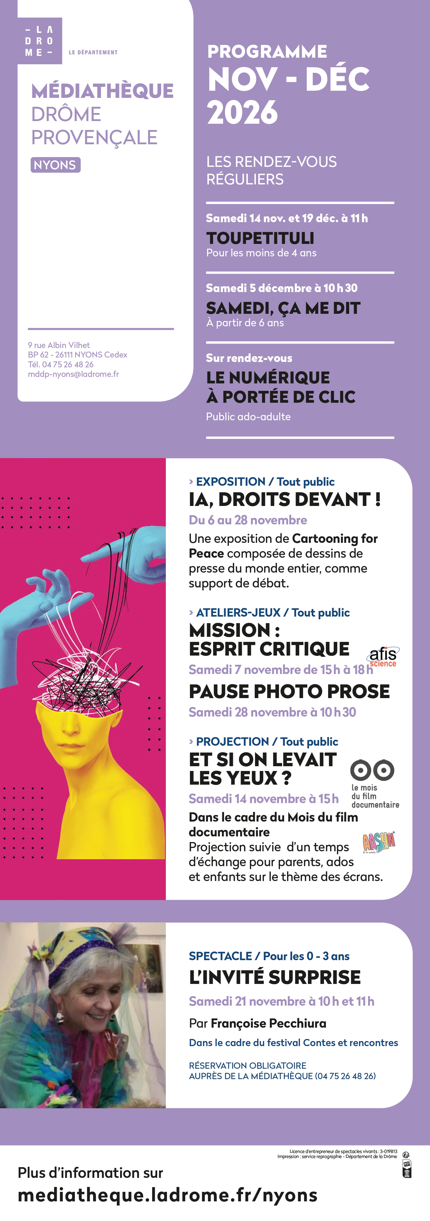 Exposition ''IA, droits devant !''_Nyons