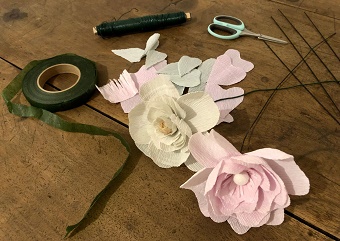 Atelier de Lulu : Fleur en papier printanière