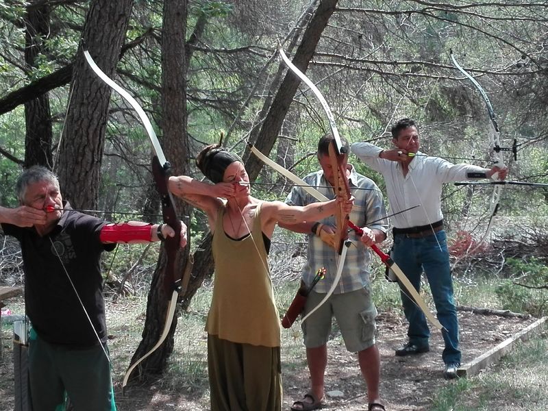 Initiation au tir à l'arc en pleine nature