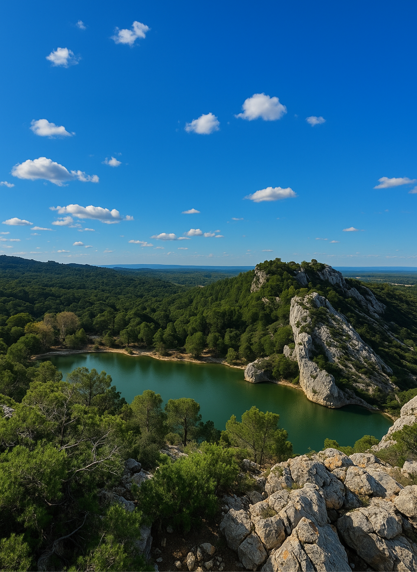 Site d'escalade de Saint-Rémy-de-Provence - le Lac de Peïroou - Cheminée face ouest, Saint-Rémy-de-Provence - photo 3