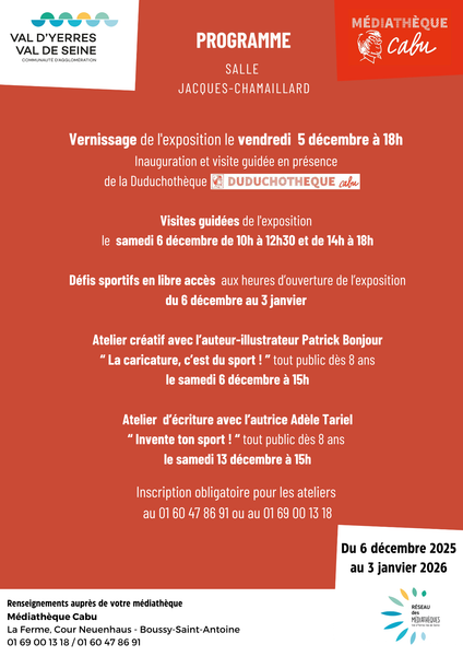 Exposition "Cabu, vive le sport ! "