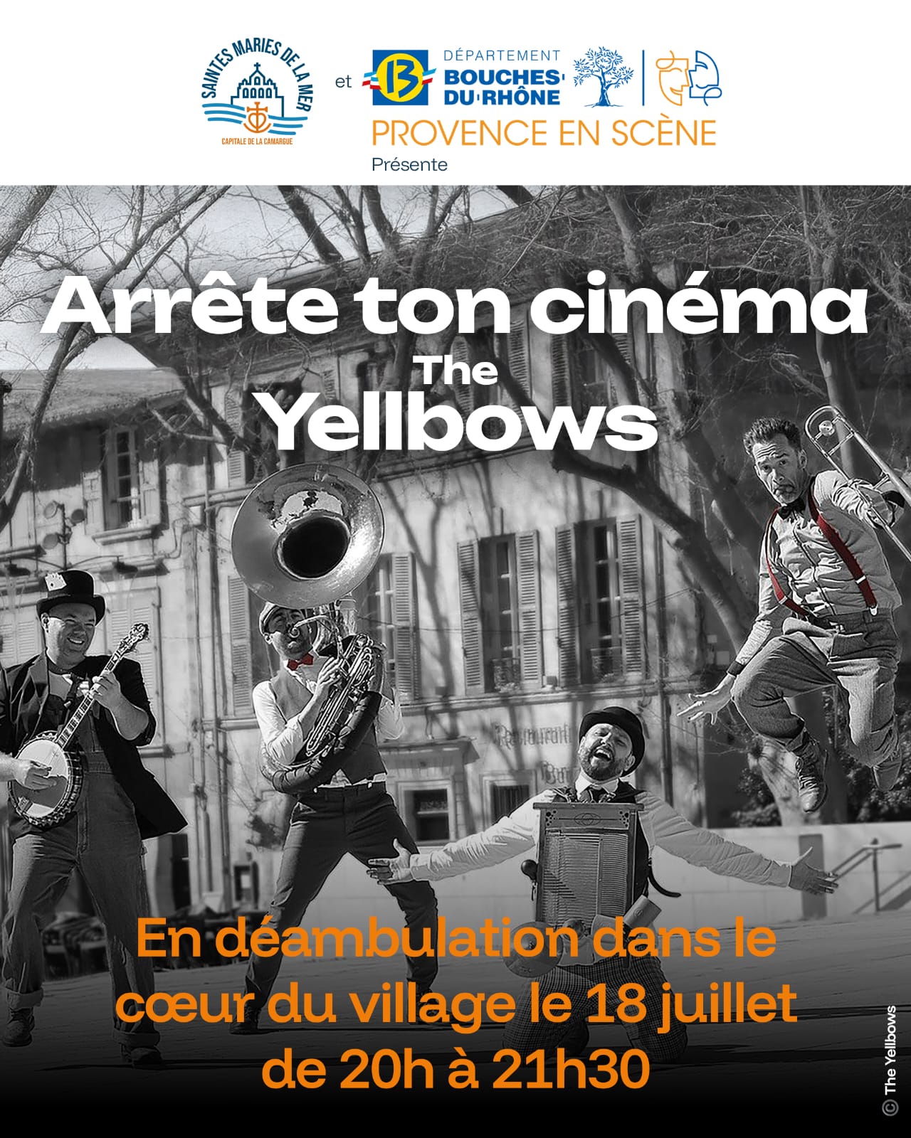 Concert « The Yellbows » en déambulation dans le village
