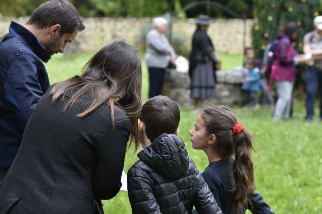 Chasse aux œufs à l'abbaye