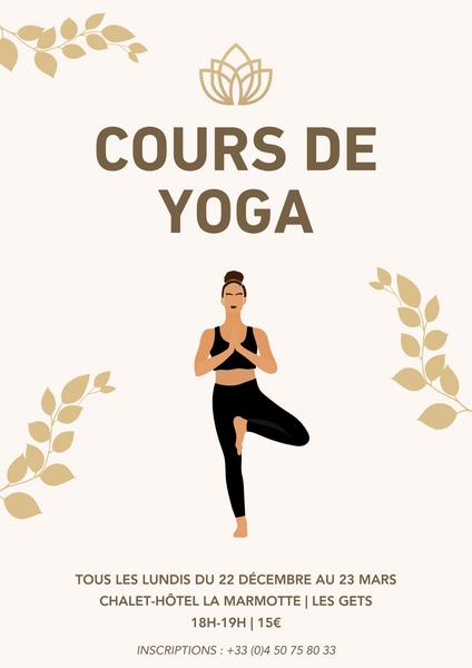 Yoga classes at La Marmotte_Les Gets